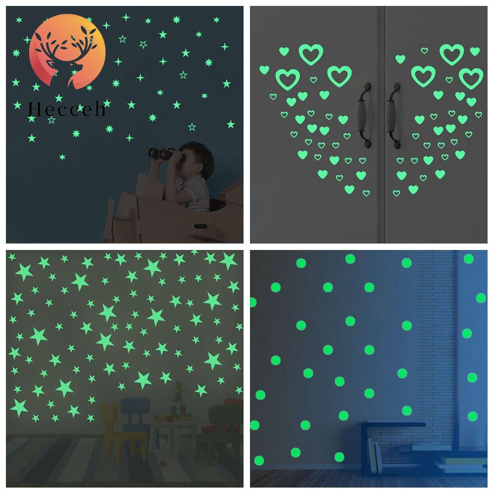Giấy Dán Tường Dạ Quang Phát Sáng Trong Tối Trang Trí Phòng Ngủ Cho Bé