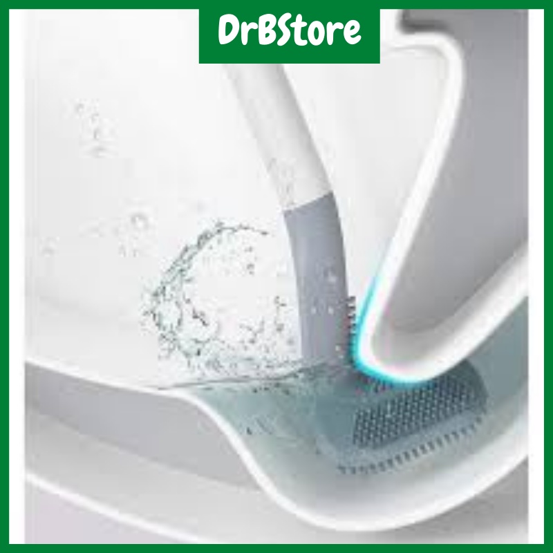 Cọ Toilet Silicon, Chổi Cọ Bồn Cầu Nhà Vệ Sinh Gắn Tường DrbStore