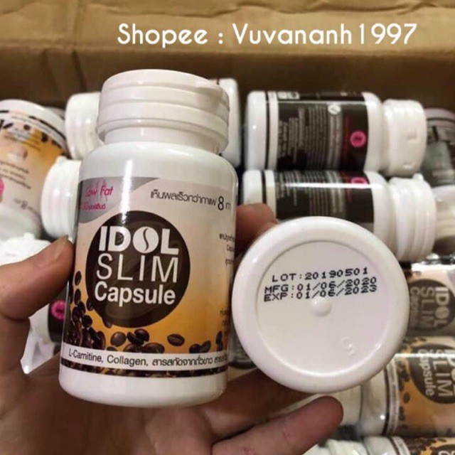 Giảm cân IDOl SLIM COFFEE dạng viên trắng chính hãng Thái Lan