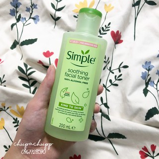 (Kèm Bill ảnh 3) SIMPLE SOOTHING FACIAL TONER