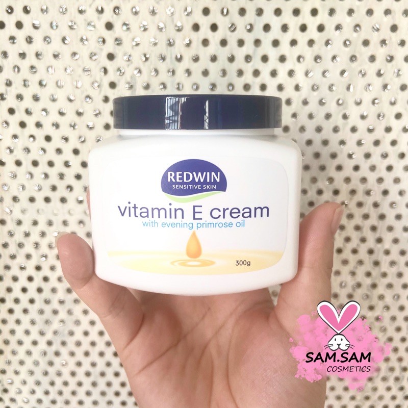 Kem Dưỡng Da Mềm Mịn Redwin Vitamin E Cream hộp 300g Của Úc