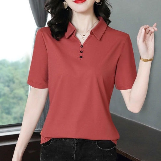 Áo polo tay lửng thời trang dành cho nữ