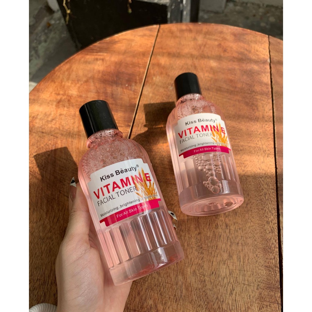 Nước hoa hồng vitamin E dưỡng da cấp ẩm trắng hồng Hàng của kisbeauty G118