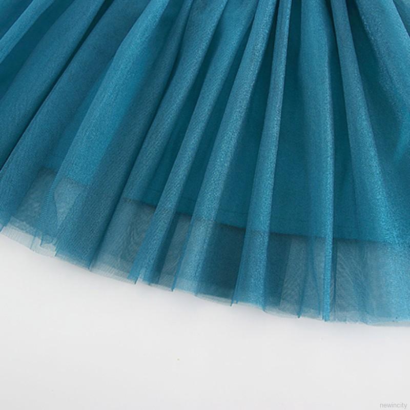 Váy xòe Tutu sát nách phong cách công chúa cho bé gái