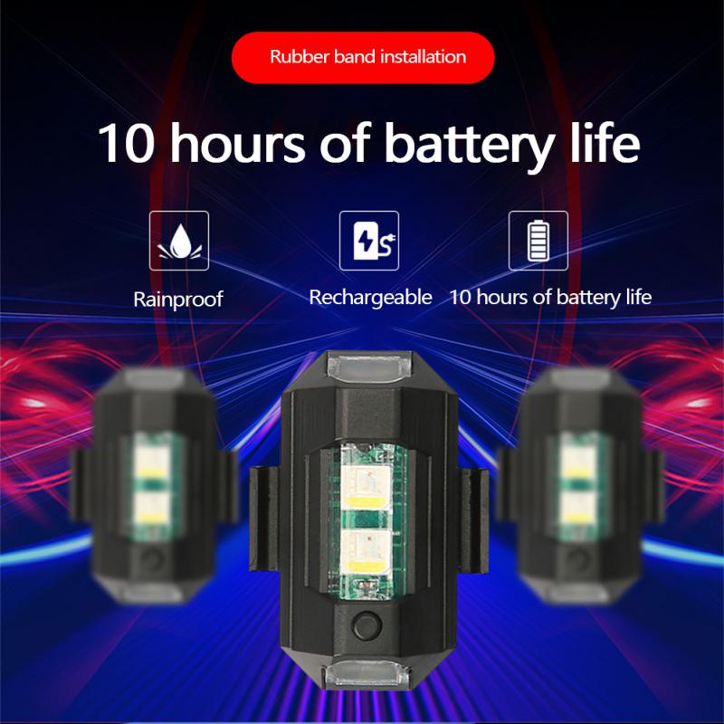 Đèn LED Nhấp Nháy Cảnh Báo Gắn Đuôi Máy Bay Không Dây Thông Dụng