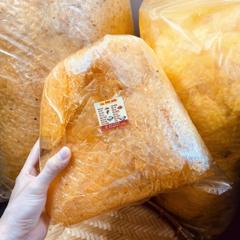 Bánh Tráng Xì Ke Muối Nhuyễn Tỏi Phi Siêu Cay - Túi Lớn 500g