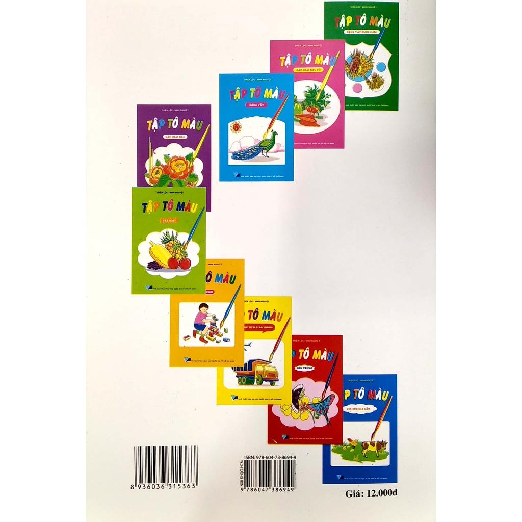 Sách Tập Tô Màu Phương Tiện Giao Thông