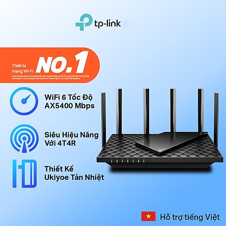 Bộ Phát Wifi TP-Link Archer AX73 / AX72 Wifi 6 Gigabit Băng Tần Kép AX5400 - Hàng Chính Hãng