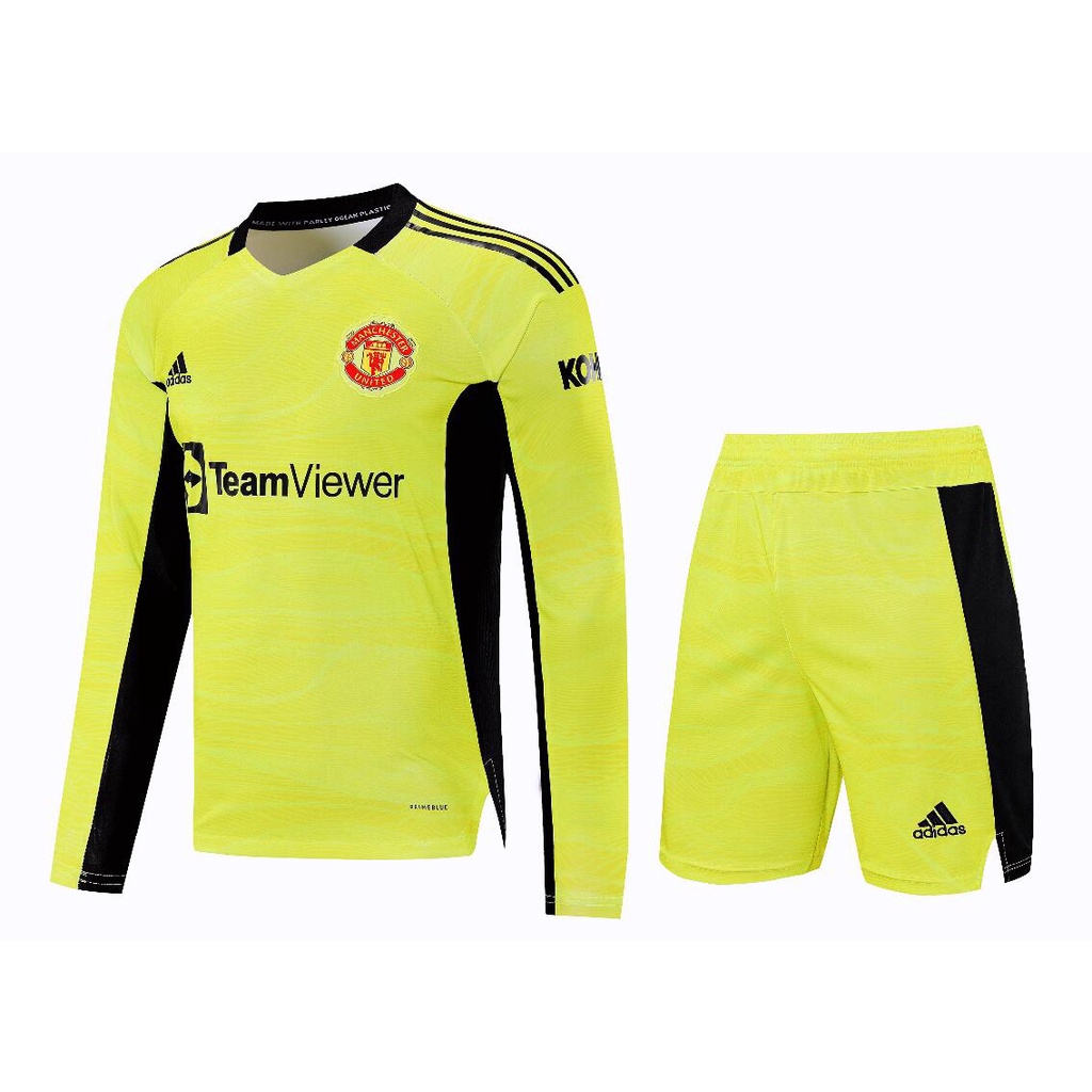 Áo Thủ Môn Bóng Đá Manchester United Màu Vàng 2021 2022 Size S-XXL