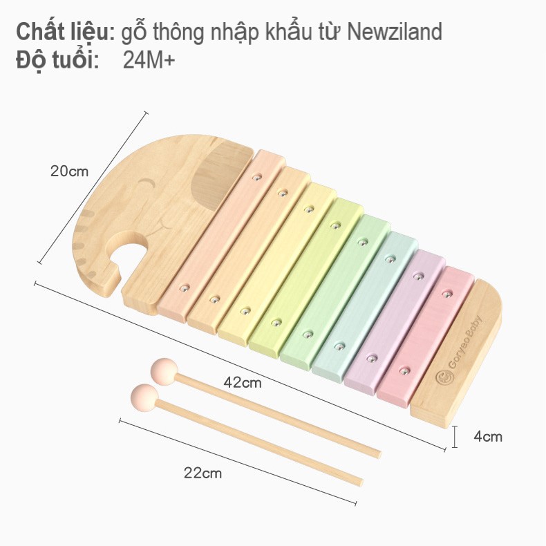 Đàn Xylophone Cao Cấp Goryeo Baby Hàn Quốc