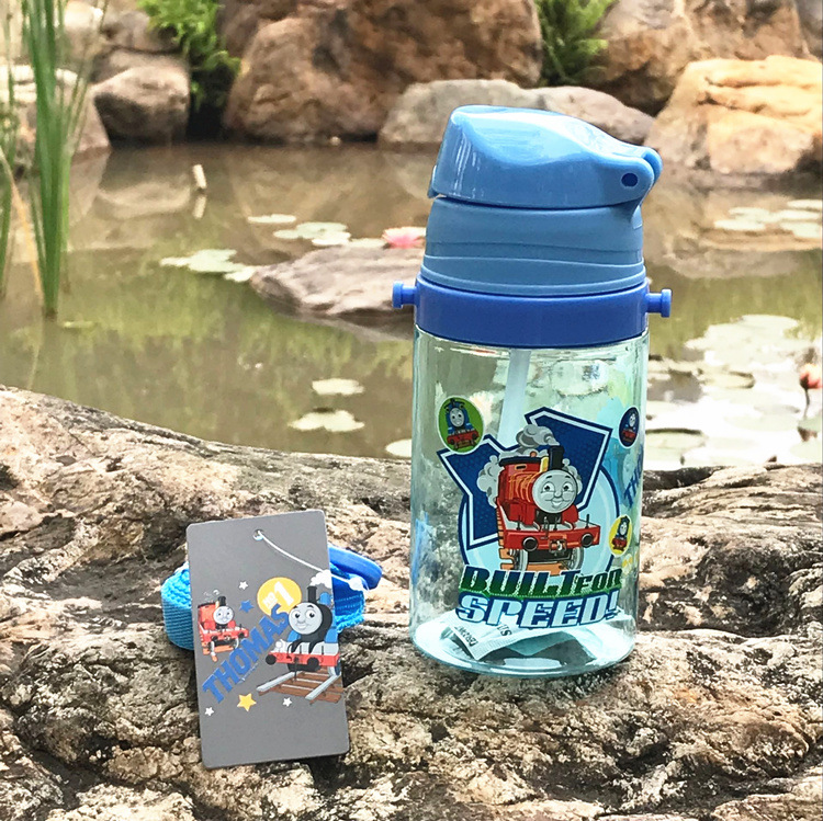 Socute Bình Đựng Nước Bpa Không Bpa 350ml Hình Elsa Anna / Spiderman / Captain America Đáng Yêu