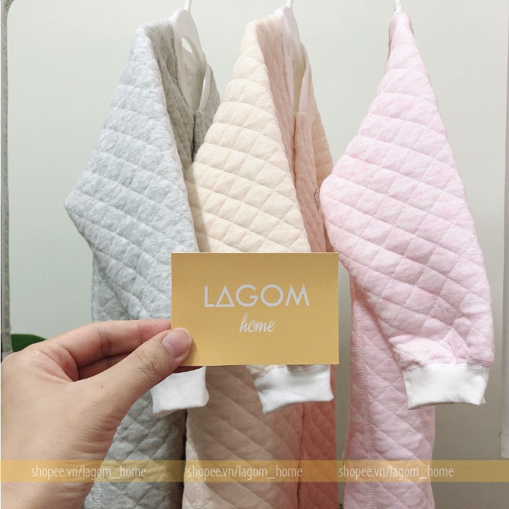 Túi Ngủ Cho Bé Cotton Trần Bông Ấm Áp, Dạng Áo (Video + Ảnh Thật) | BigBuy360 - bigbuy360.vn