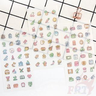 ❉ Funny Diary Label Stickers ❉6Sheet/Set DIY Diary Scrapbooking Decals Stickers