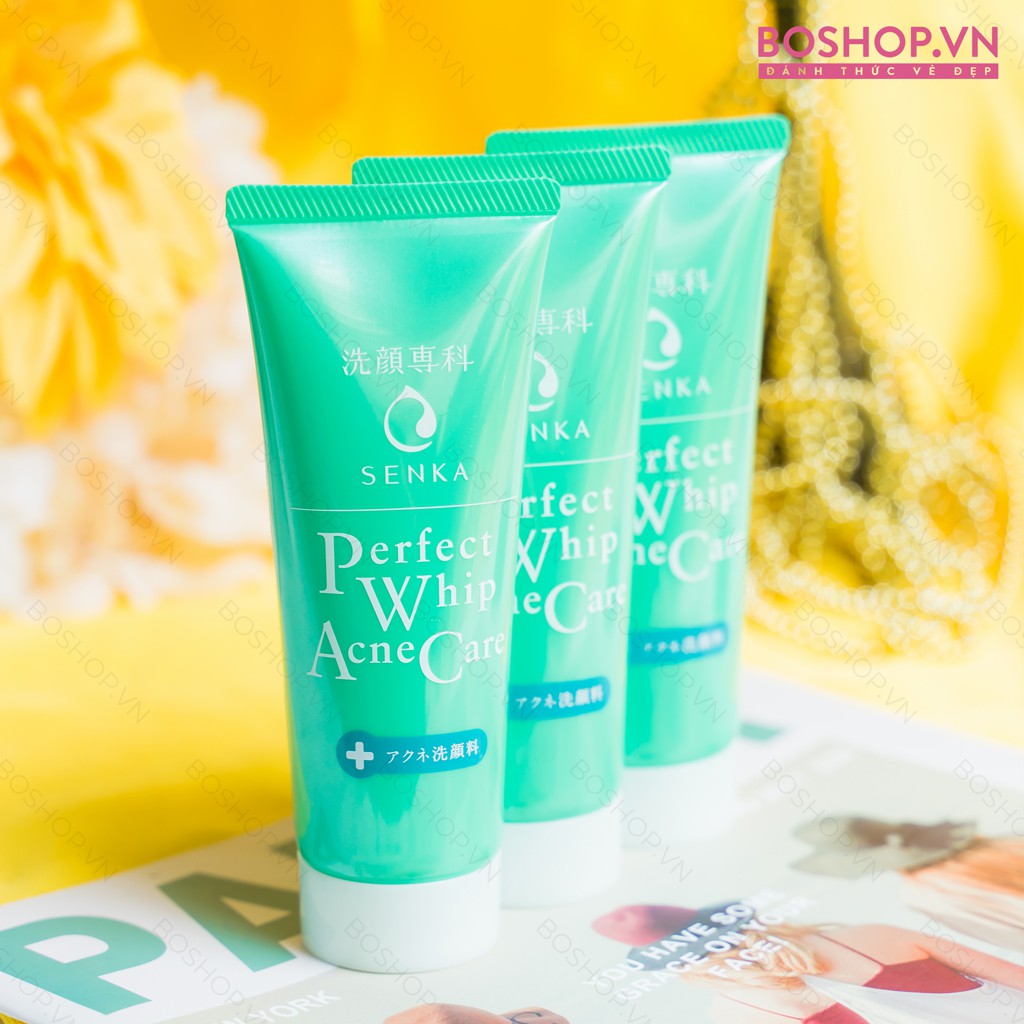 Sữa Rửa Mặt Dành Cho Da Mụn Senka Perfect Whip Acne Care