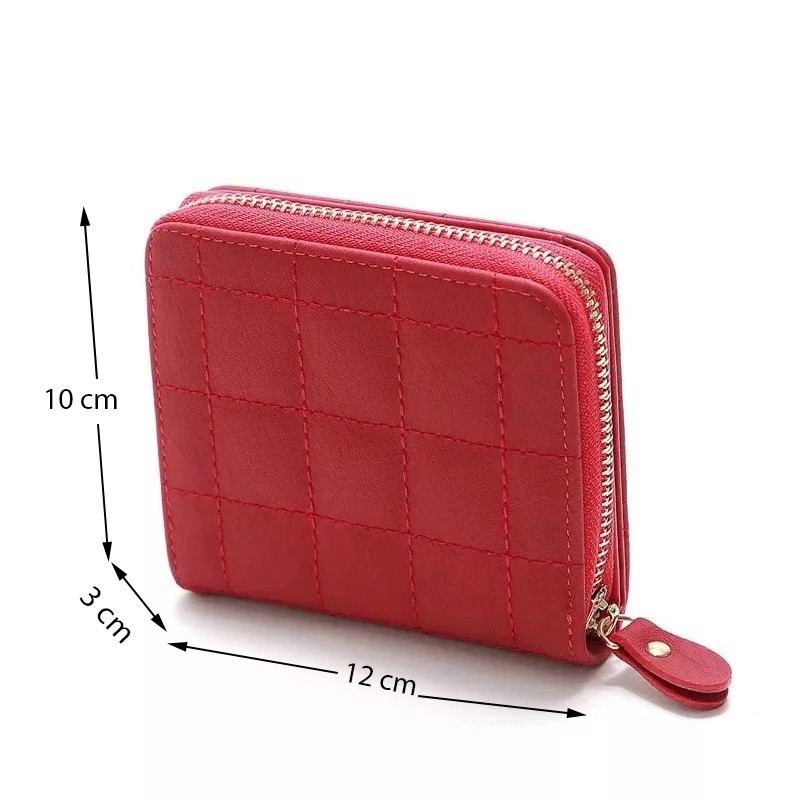 Ví Nữ 💜FREESHIP 💜 Ví Nữ Mini Cầm Tay Kẻ Caro Phong Cách Hàn Quốc Siêu Đẹp Giá Rẻ VD08 - NAKI SHOP | BigBuy360 - bigbuy360.vn