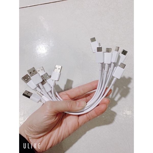 Dây cáp xạc Type C ngắn 25cm Xạc nhanh Xịn cho sam sung,oppo,Huawei,Vsmart,vivo,Sony....