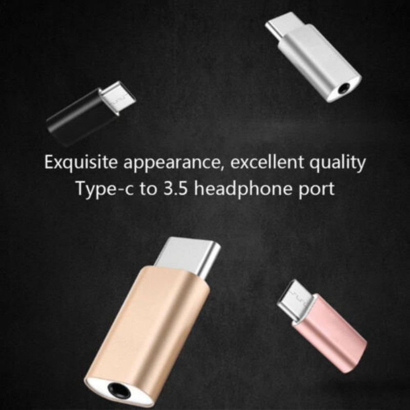 Đầu Chuyển Đổi Âm Thanh Type-C Sang 3.5mm Cho Xiaomi Huawei