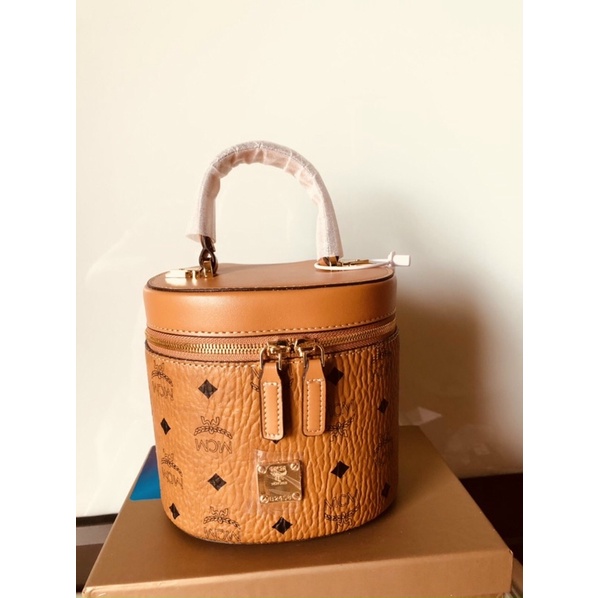 túi cốp m.c.m dáng trụ fullbox kèm dây đeo chéo