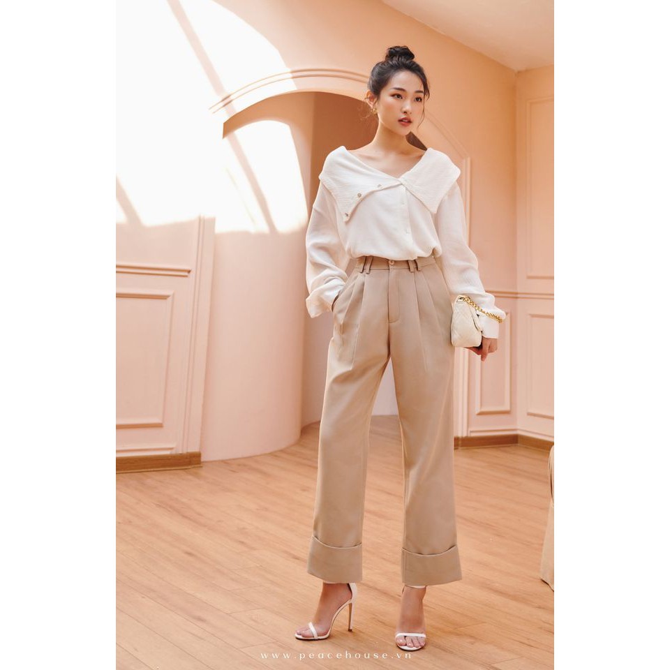 [Mã FADIRECT20 giảm 20K đơn 150K] Quần âu bẻ line , Peace House Clothing | BigBuy360 - bigbuy360.vn