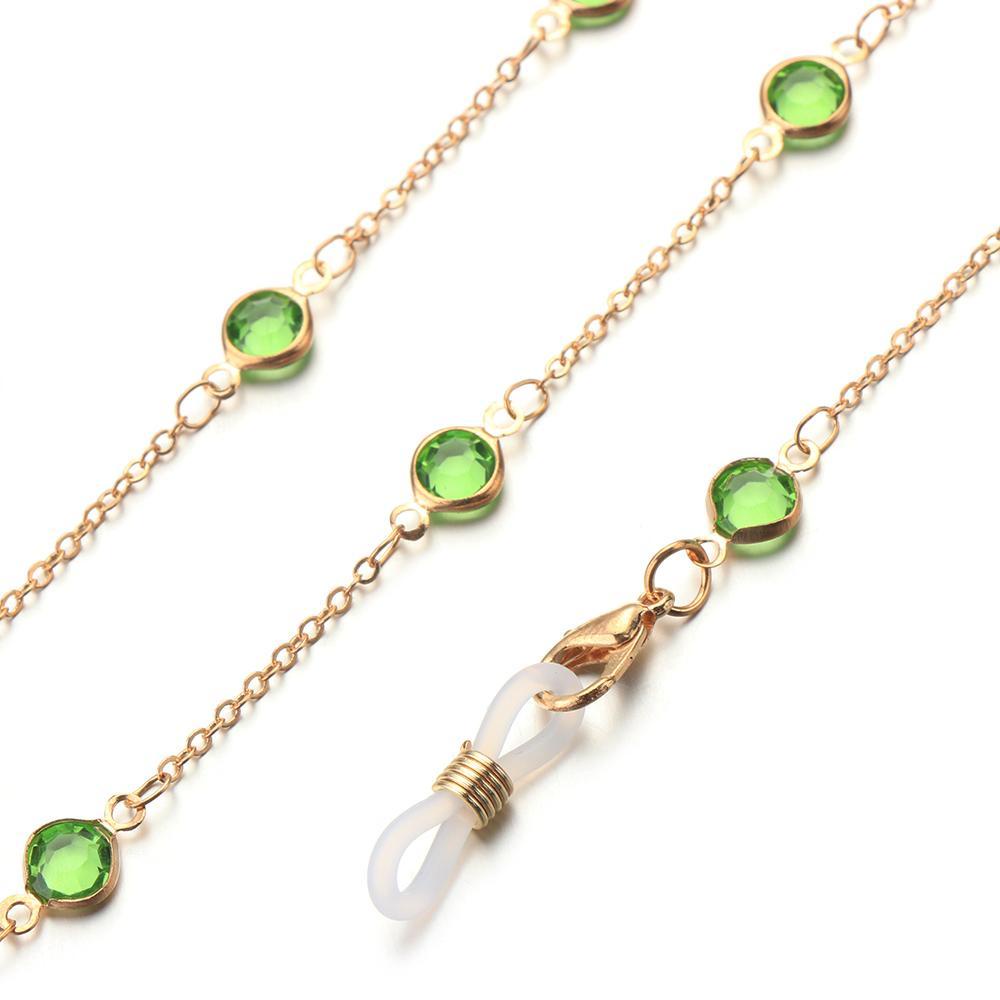 Dây Xích Kim Loại Đeo Mắt Kính Chống Trượt Hợp Thời Trang