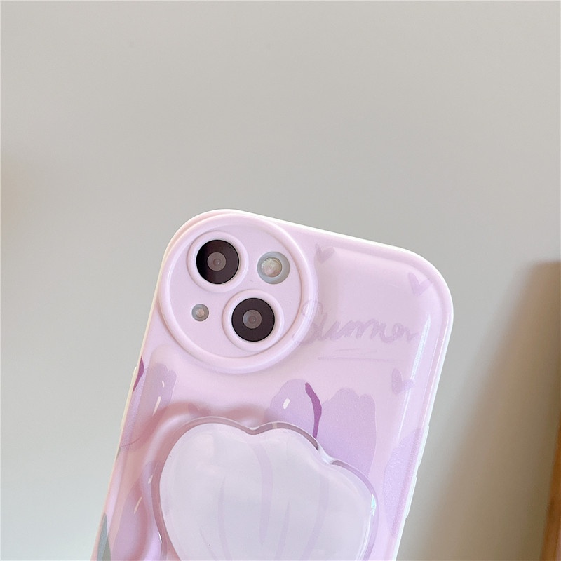 Ốp Điện Thoại Hình Bánh Mì Có Giá Đỡ + Dây Đeo Cho Iphone 13 Pro max 12 12pro 11 x xr xs max 7 plus 8 se 2020