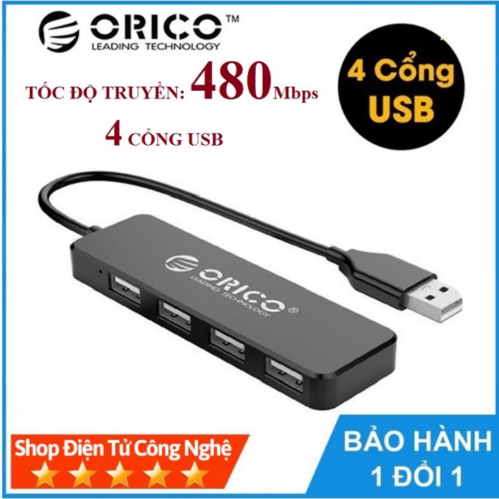 Bộ Chia USB ORICO 4 cổng - Hub USB ORICO 4 Port