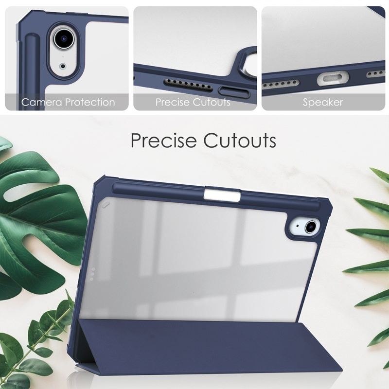 Vỏ Bảo Vệ TPU Acrylic Cao Cấp Cho Mini 6th Generation 8.3 in Kèm Ngăn Đựng Bút