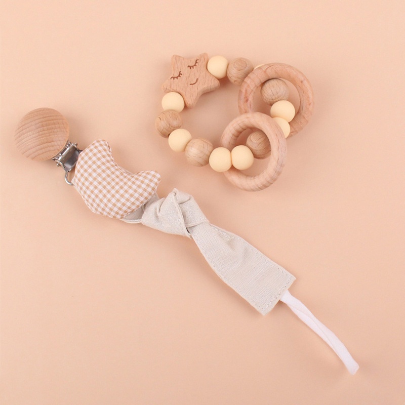 Đồ Chơi Ngậm Cắn Dạng Vòng Kẹp Dành Cho Bé