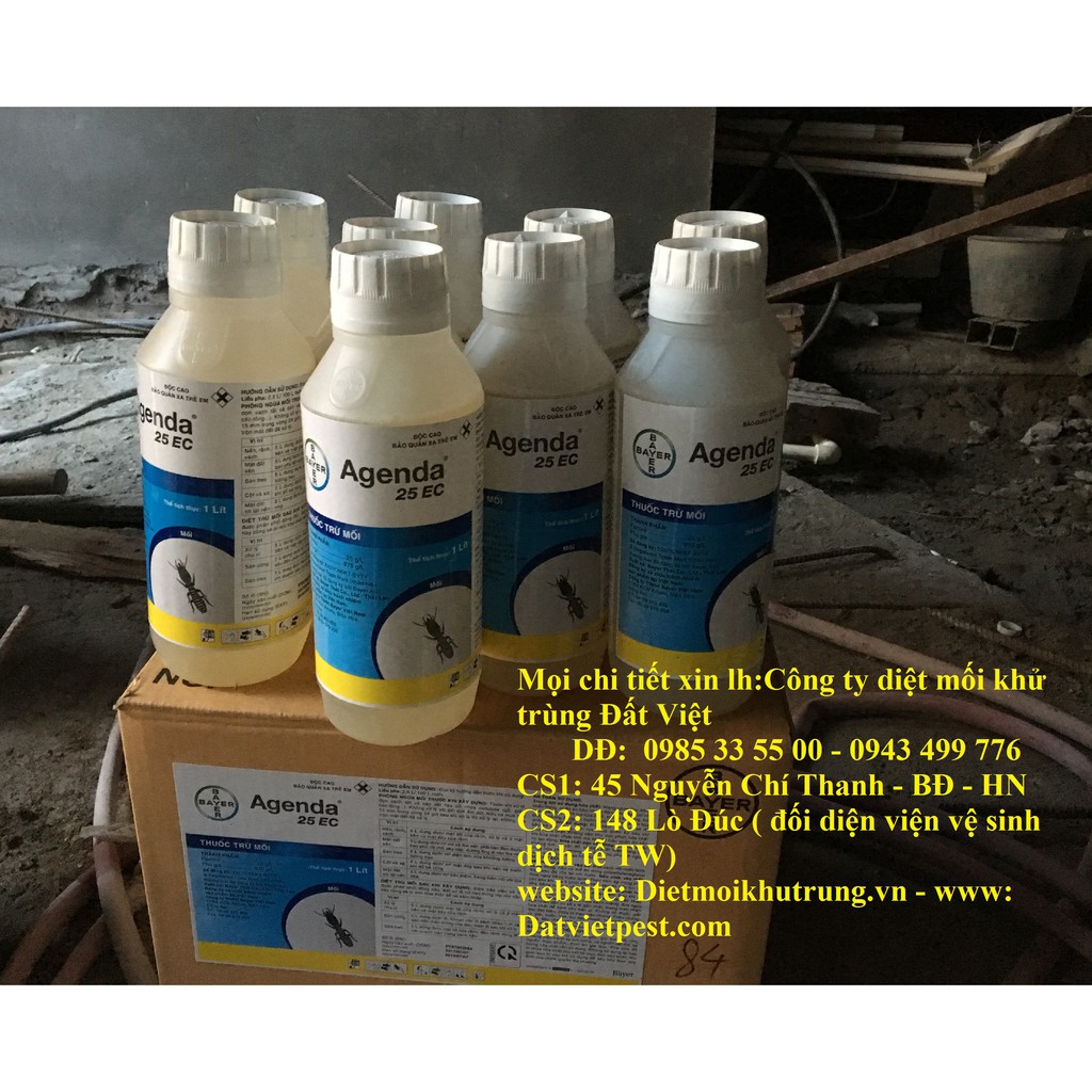 thuốc diệt và phòng mối cho công trình AGENDA 25EC