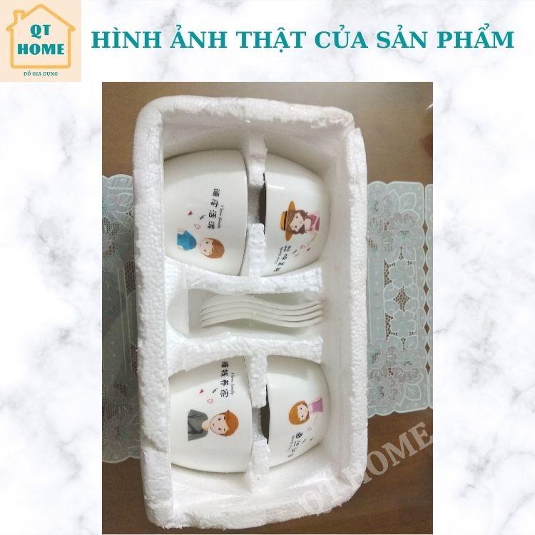 Bộ Chén Bát Ăn Cơm Gia Đình Nhiều Mẫu