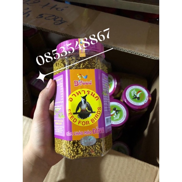 Cám Chích Choè Than, Chích Choè lưar BIFOOD 500Gr - Thức Ăn Chim Cao Cấp