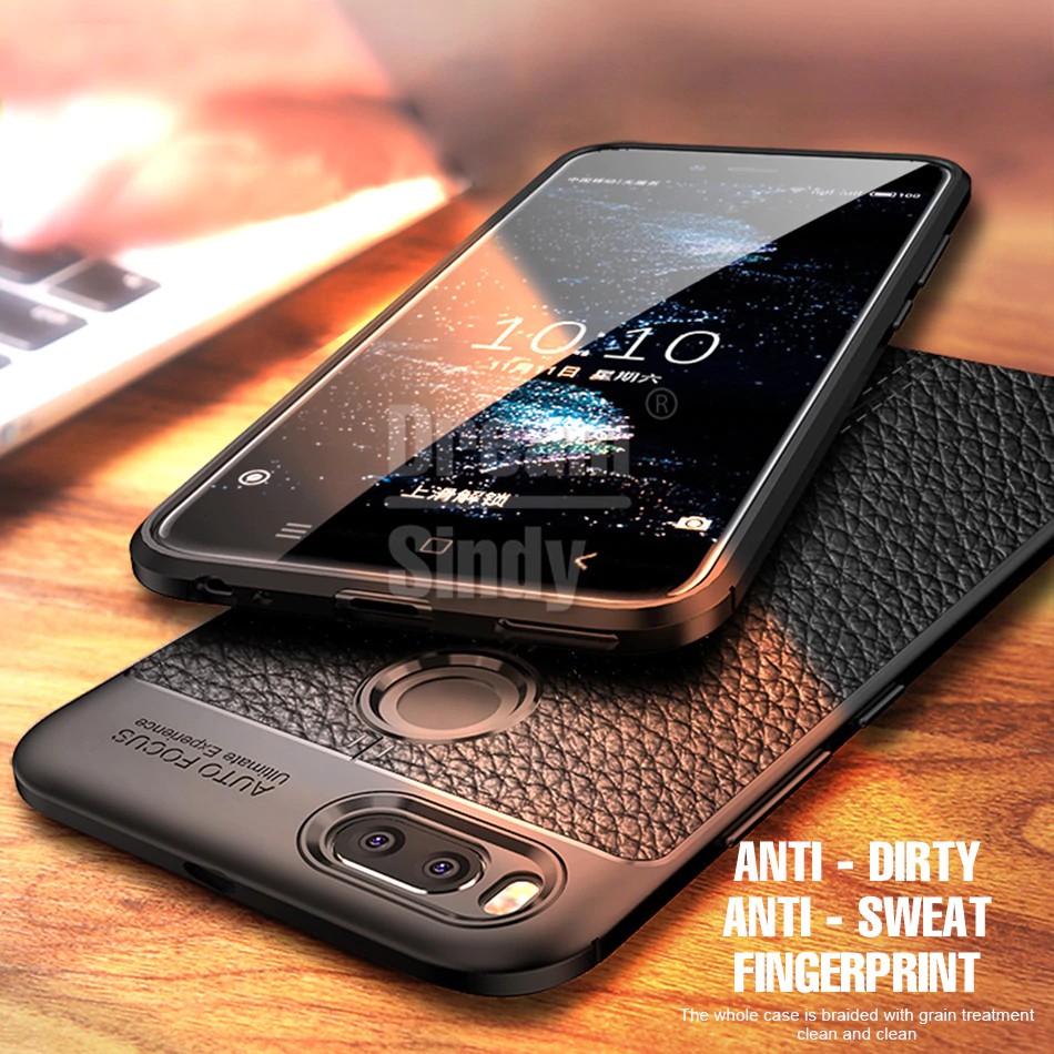 Ốp Lưng Auto Focus Vân Da Cho Xiaomi Mi 5X