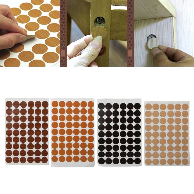 Set 54 Miếng Dán Lỗ Ốc Vít Tự Dính Tiện Dụng