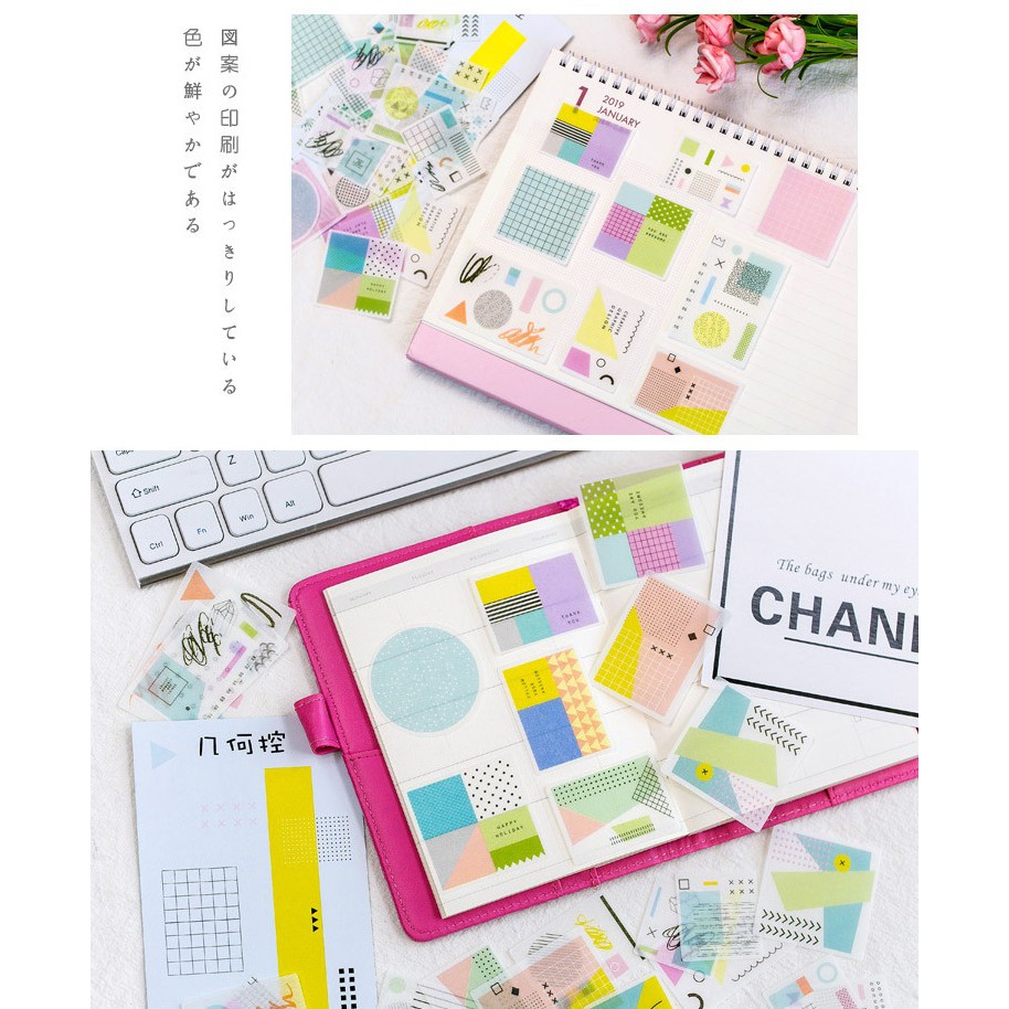 Gói 60 sticker giấy SG6001 Gachini