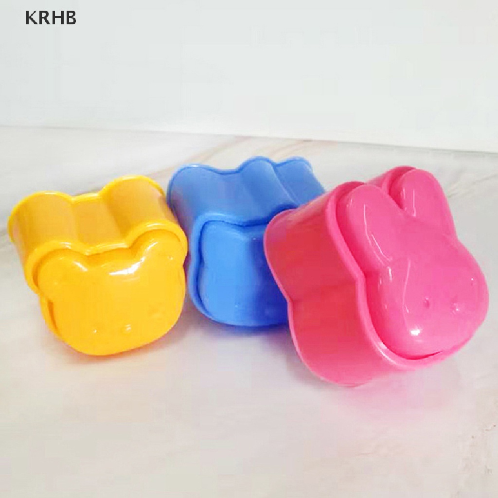 Set 3 Khuôn Làm Cơm Nắm Hình Gấu / Thỏ Dễ Thương Mới
