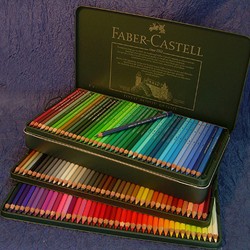 Chì Màu Faber-Castell Hạng Họa Sĩ Polychromos Hộp Thiếc