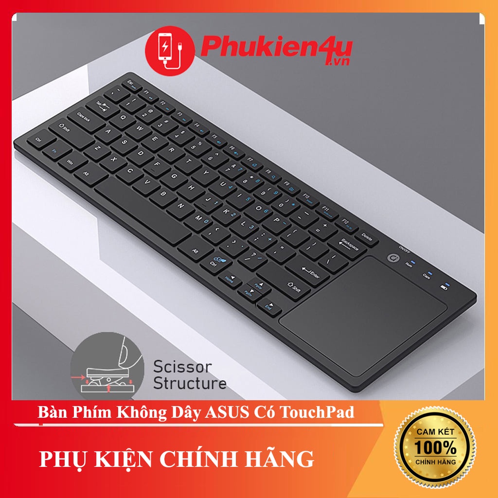 Bàn Phím Không Dây kèm Touchpad Asus Adol KB001
