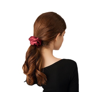 Dây Buộc Tóc Lụa Satin Đơn Giản Thời Trang Cho Nữ