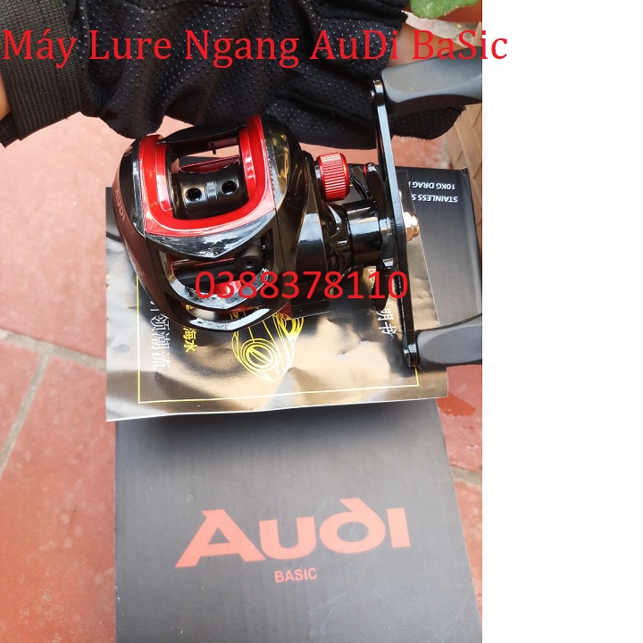 Máy Câu Lure Ngang AuDi BaSic Có Tay Trái Và Tay Phải