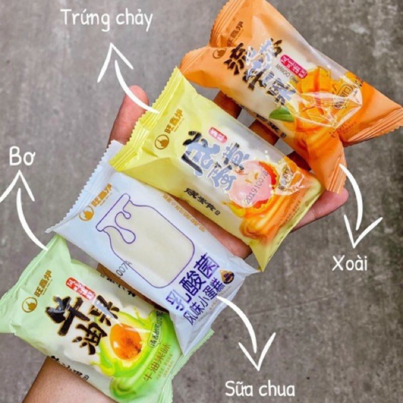 🥑🍃Mix 4 Vị Bánh Bông Lan 500 gram