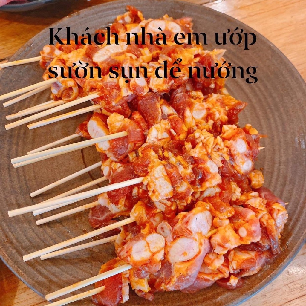 Sườn sụn heo nhập khẩu chế biến nướng, thả lẩu, sốt me cực ngon ( khay 500gr )