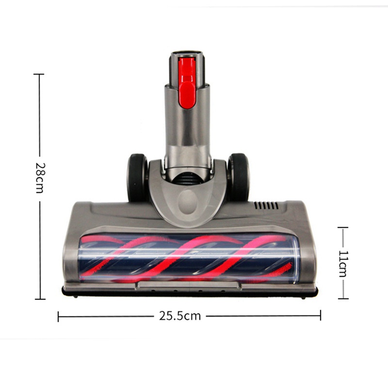 Đầu chổi lăn sàn bằng điện Turbo mịn cho các bộ phận bàn chải máy hút bụi Dyson V8 V7 V10 V11