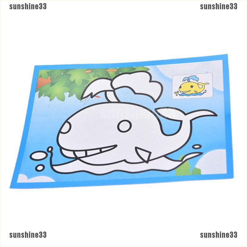 【COD•suns】10pcs 9*12CM Small Size Kids Scraping Painting Educational Toys For