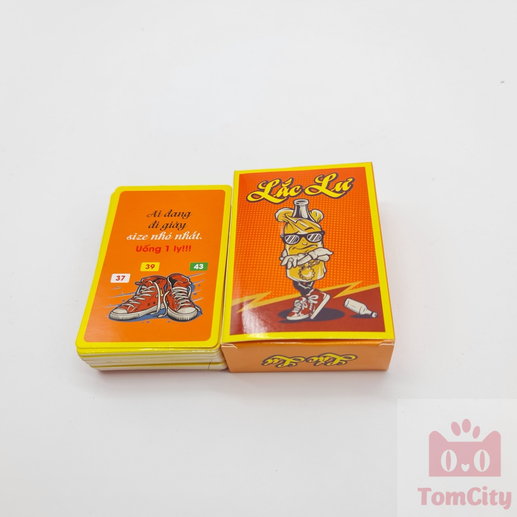 Bộ thẻ bài uống rượu bia Lắc Lư phiên bản đặc biệt Drinking Game 68 lá cho team nốc out
