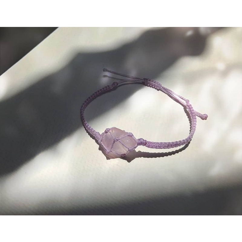 Vòng tay rose quartz