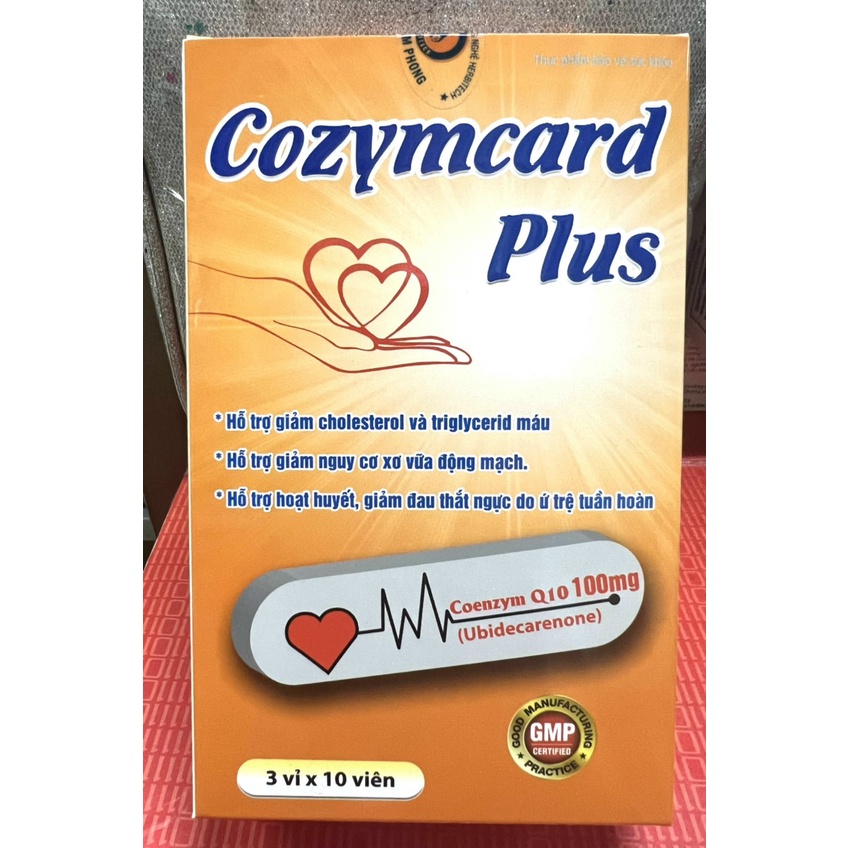 Cozymcard plus Giúp tăng cường sức khỏe tim mạch