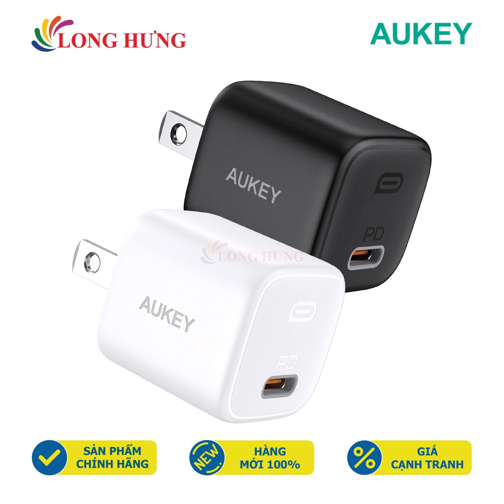 Cốc sạc Aukey 1Type-C 20W PA-B1 - Hàng chính hãng