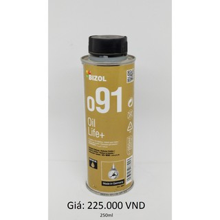 BIZOL PHỤ GIA TĂNG ĐỘ NHỜN O91 (250ML) (Chai)