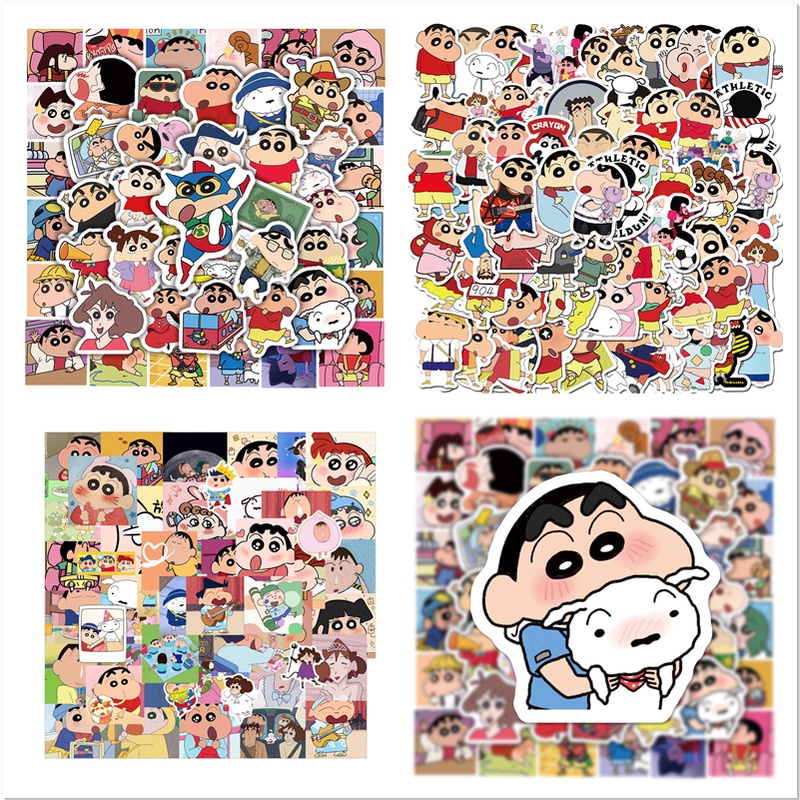 150/100/50 Miếng Dán Hình Cậu Bé Bút Chì Shin Chan