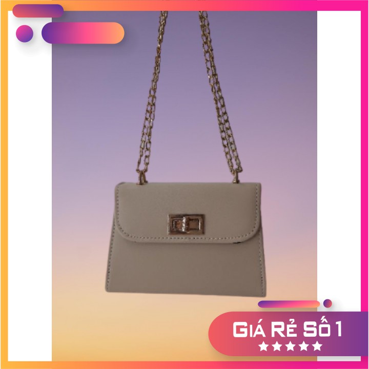 Túi Xách Nữ Đeo Chéo Khóa Vuông Da Mềm Cao Cấp Hot Hit Dành Cho Phái Đẹp